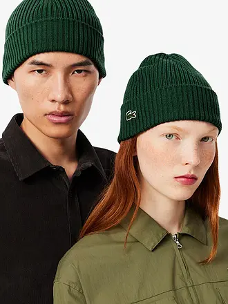 LACOSTE | Mütze - Beanie | grün